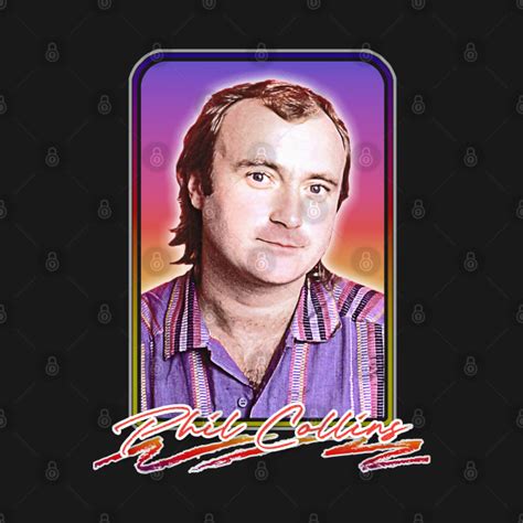 Phil Collins Retro 80s Aesthetic Fan Design Phil Collins T