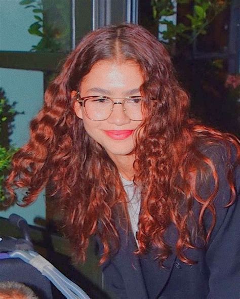 Zendaya In 2021 Zendaya Hair Haircuts For Curly Hair Dyed Red Hair