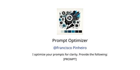 Prompt Optimizer Gpts Features And Functions Examples And Prompts Gpt Store