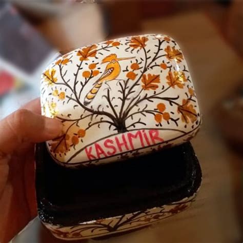 Paper Mache Box 3 4 With Hand Work Gyawun