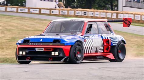 Flat Out With Yvan Muller In The Rocketship Renault 5 Turbo 3E Electric