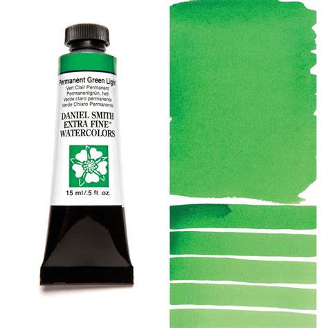 Permanent Green Light Watercolor DANIEL SMITH Artists Materials