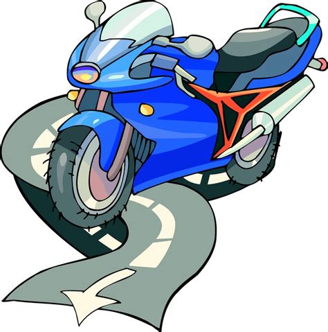 Motorbike Cartoon - ClipArt Best