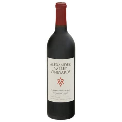 Alexander Valley Vineyards Cabernet Sauvignon Ml Kroger