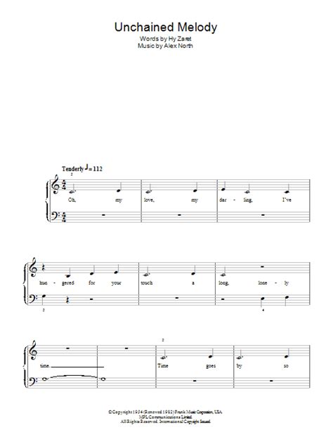 Unchained Melody | Sheet Music Direct