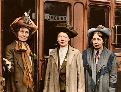 Suffragettes In Colour Fascinating Pictures Of The Fight For The Vote