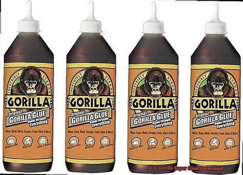 Is Gorilla Super Glue Waterproof Glue Things