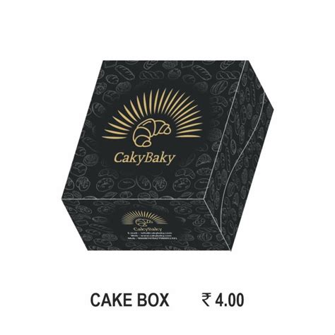 Printed Cake Box At Rs 4 Piece In Rajarhat Gopalpur ID 2851065246588