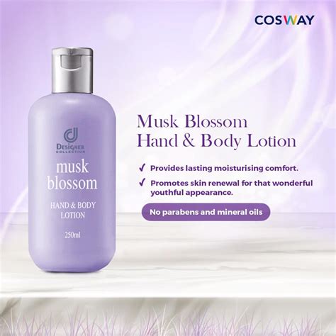 Cosway Designer Collection Musk Blossom Hand And Body Lotion 250ml 78111 Shopee Malaysia