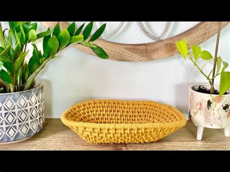 Easy Diy Coiled Basket Tutorials For Beginners By Macreme By Cre