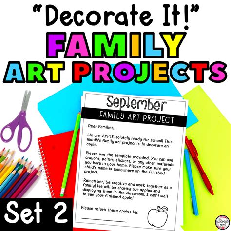 Monthly Take Home Art Projects For Preschool Or Kindergarten Made By