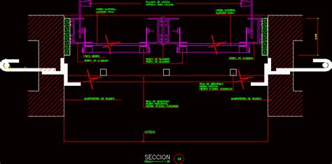 Aluminium Door Frame Cad Details