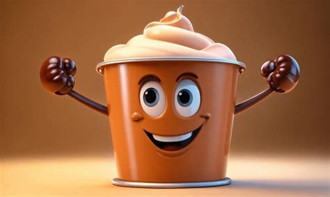 Premium Photo Ice Cream Cartoon Mascot