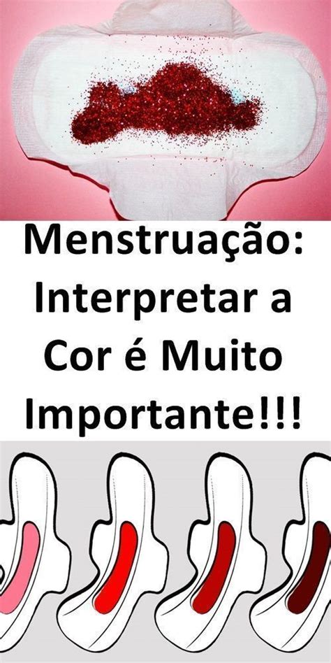 O Que a Cor da Menstruação Diz Sobre a Saúde Cor da menstruação