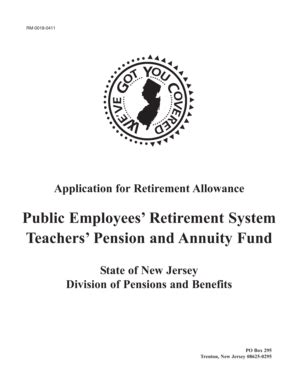 Fillable Online Uhr Rutgers Public Employees Retirement System