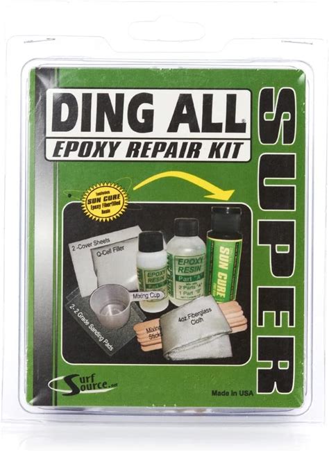 Ding All Epoxy Super Repair Kit Clear Everything Else