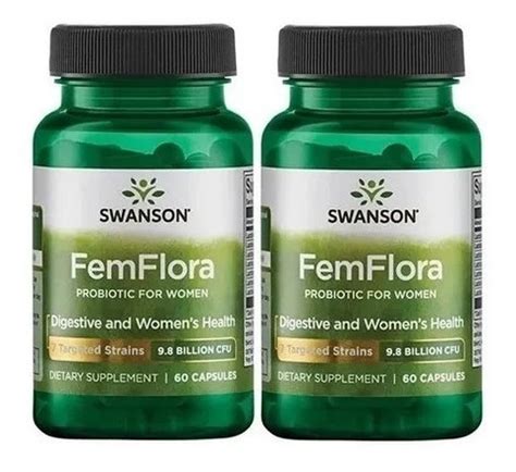 Fem Flora 60 Cap Swanson Pack X2 Envio Gratis Cuotas sin interés