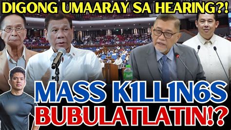 MANANAGOT NA DIGONG DUTERTE UMAARAY NA SA HEARING NG KAMARA YouTube