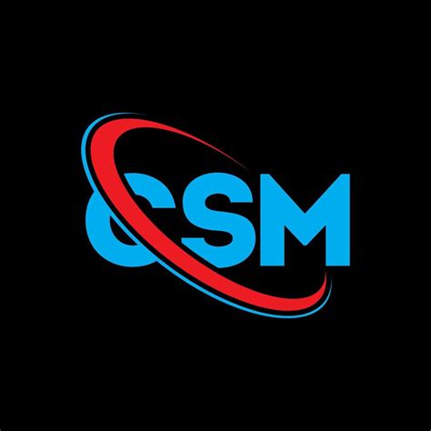 CSM logo. CSM letter. CSM letter logo design. Initials CSM logo linked ...