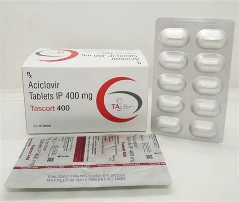 Acyclovir 400 Aciclovir Tablet 400 Mg At Rs 100 Stripe Aciclovir