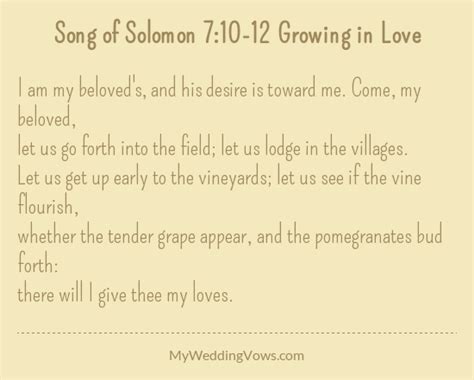 Song Of Solomon Wedding