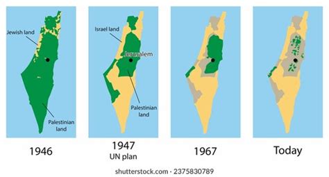 6 1947 Map Israel Images, Stock Photos, 3D objects, & Vectors ...