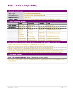 Solved In Kitchen Heaven Project Case Study Part I Have To Create