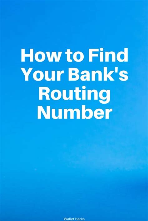 Aba Bank Routing Number