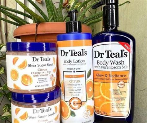 Dr Teal S Dr Teals Citrus Body Lotion Daily Scrub And Foaming Body