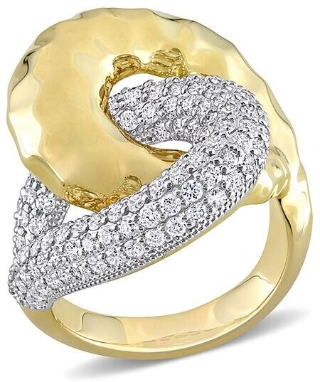 Diamond Select Cuts 14K 2 01 Ct Tw Diamond Swirl Ring ShopStyle