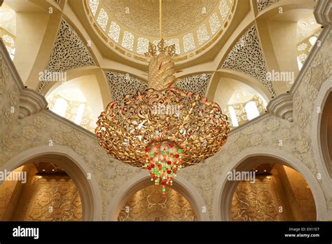 Interior Of Sheikh Zayed Bin Sultan Al Nahyan Mosque Grand Mosque