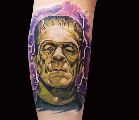 Frankenstein Tattoo By Ruben Barahona Post Frankenstein