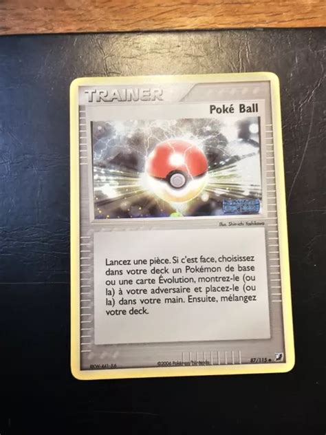 Carte Pok Mon Poke Ball Reverse Ex Forces Cach Es Eur