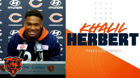 Khalil Herbert On Getting More Reps Chicago Bears Youtube