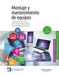 Montaje y mantenimiento de equipos 3 ª edición 9788428340816 JOSÉ