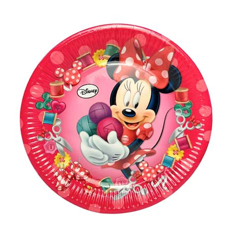 Minnie Mouse Paper Plates Maison De Fete