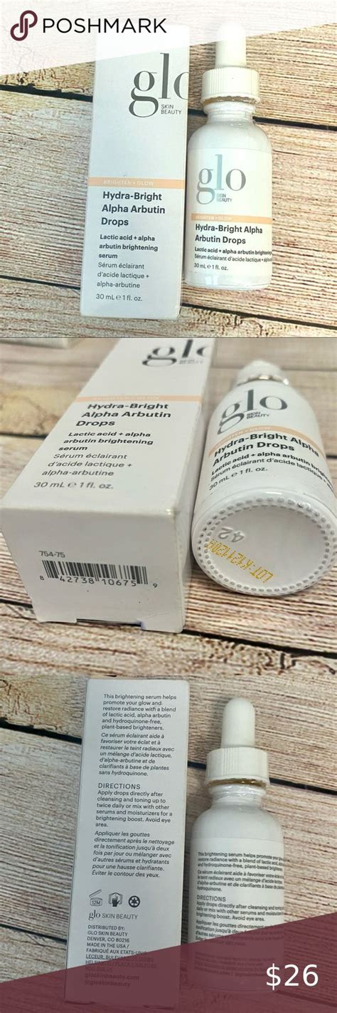 Glo Skin Hydra Bright Alpha Arbutin Drops Serum In 2022 Serum Beauty