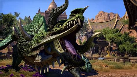 New Elder Scrolls Online Elsweyr Dlc Trailer Highlights The Dragons