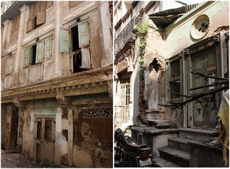 Dilapidated Heritage Buildings In Need Of Restoration In Rander Gamtal