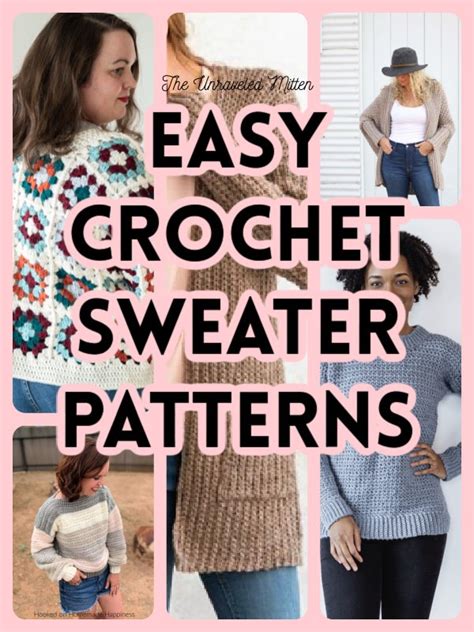 Easy Crochet Sweater Patterns Beginners Free At Walter King Blog