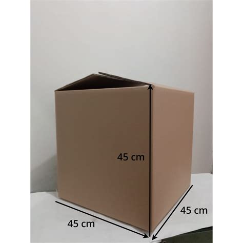 Jual Kardus Box Packing Polos 45cmx45cm X45 Cm Double Wall 7mm