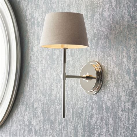 Endon Lighting Rennes Single Wall Light in Polished Nickel