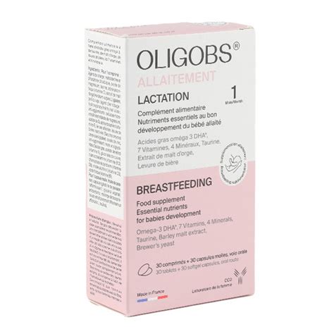 Oligobs Allaitement comprimés et Capsules Vitamines Lactation