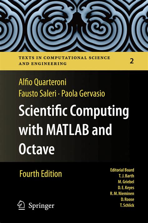 Alfio Quarteroni Fausto Saleri Paola Gervasio Scientific Computing