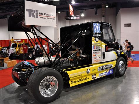 Just A Car Guy: I didn't expect to find a drag racing semi at SEMA