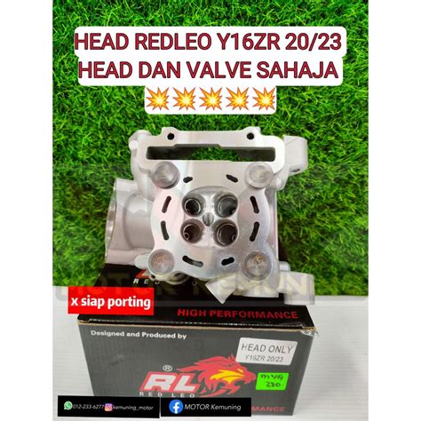 REDLEO SUPERHEAD 20 23 RACING HEAD ONLY Y16 MT15 R15 VVA HEAD RED LEO