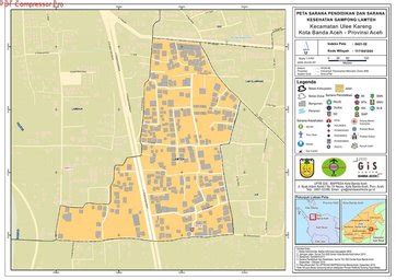Peta Fasilitas Peribadatan Gp Lamteh Katalog Peta Banda Aceh