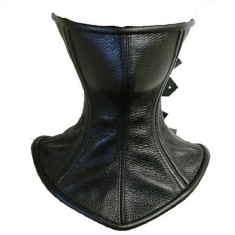 Real Leather Posture Collar Bdsm Neck Corset Mouth Neck Corset Over