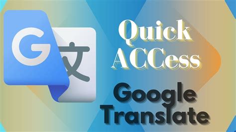 How To Create A Google Translate Shortcut Quick Access Google