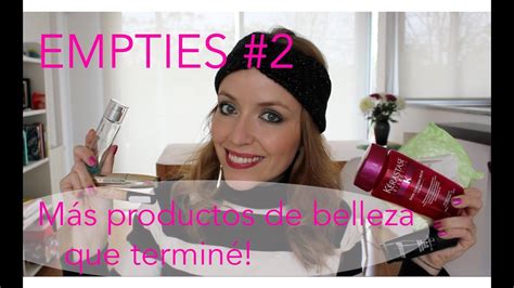 EMPTIES 2 Productos de belleza que terminé YouTube